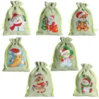 Рождественская сумка для алмазной вышивки, сумка-тоут для конфет, сумка на шнурке, набор для алмазной вышивки крестиком, творчество сделай сам