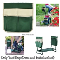 portable garden kneeler tool bag storage pouch for kneeling chair multi pocket polyester fabric garden kneeler tool bag