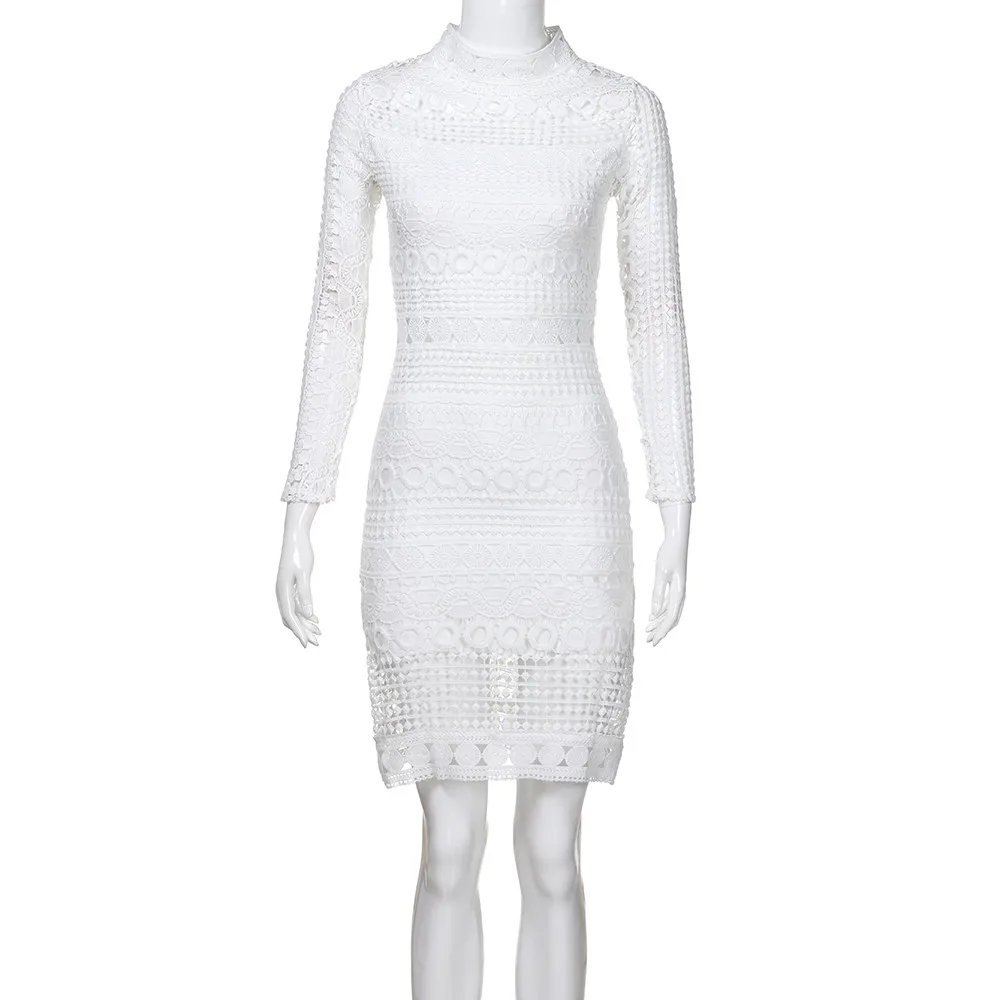 Винтажные ажурное кружевное платье женское элегантное белое без рукавов для