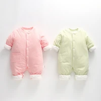 baby boy onesize childrens romper newborn infant girl clothes newborn bodysuit pure cotton kids homewear winter pink suit new