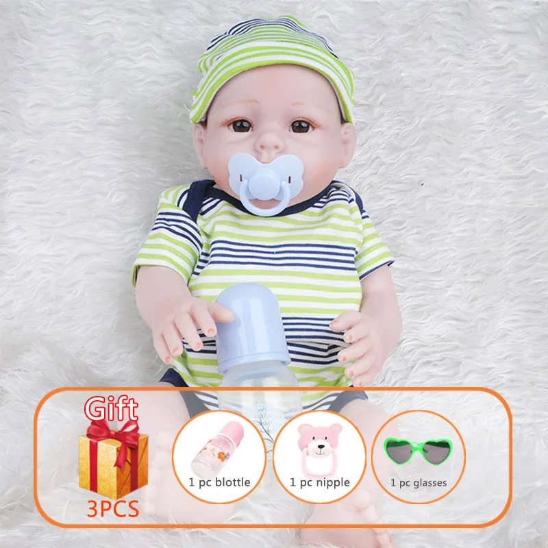 U007 20 дюймов Новорожденные куклы Reborn Baby реалистичные мягкие силиконовые реалистичные куклы ручной работы для малышей игрушки для детей Подарки - Цвет: U007