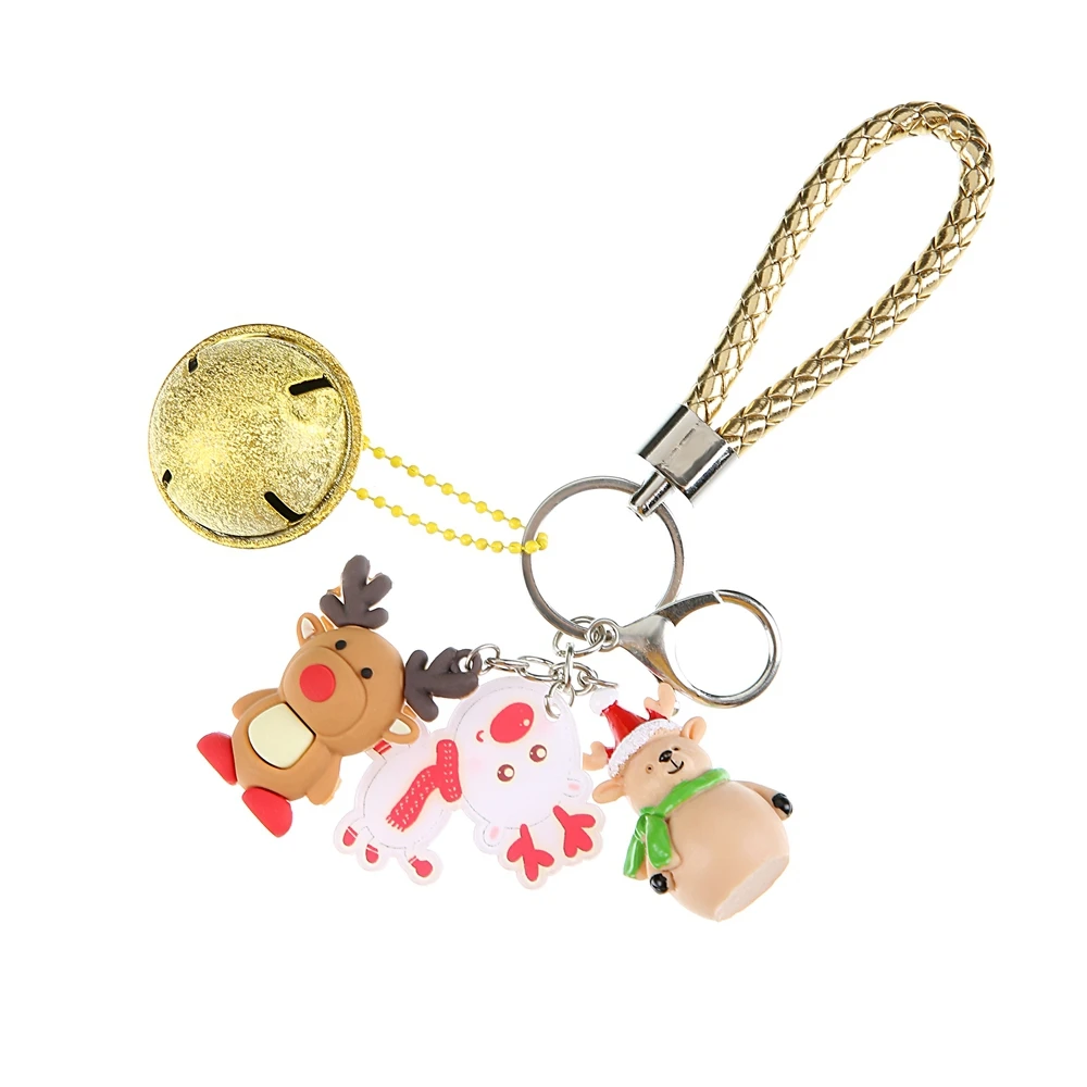 Рождественский брелок для ключей сумки женский подарок ювелирные изделия Прямая