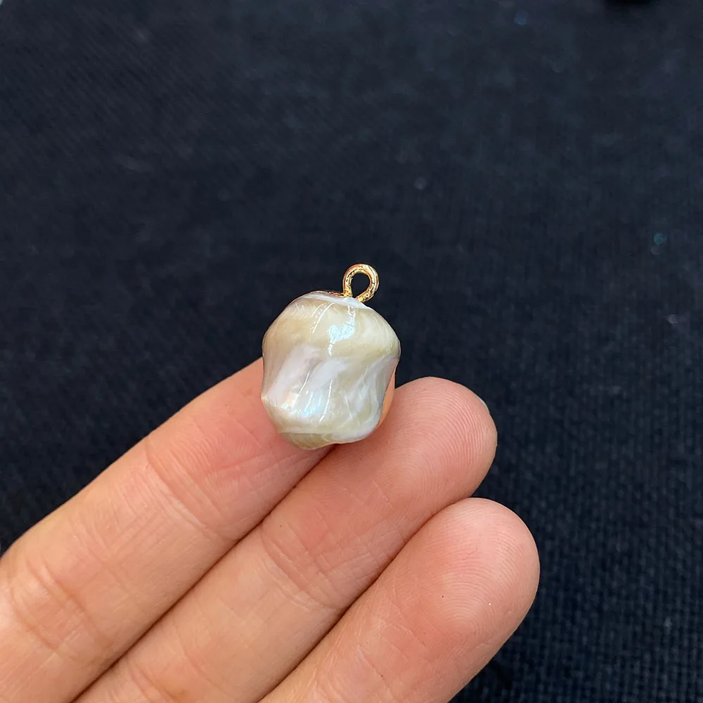 

5pcs Natural Conch Shell Pendant Electroplating Phnom Penh Necklace Accessories DIY Handmade Necklace Bracelet Pendant Design