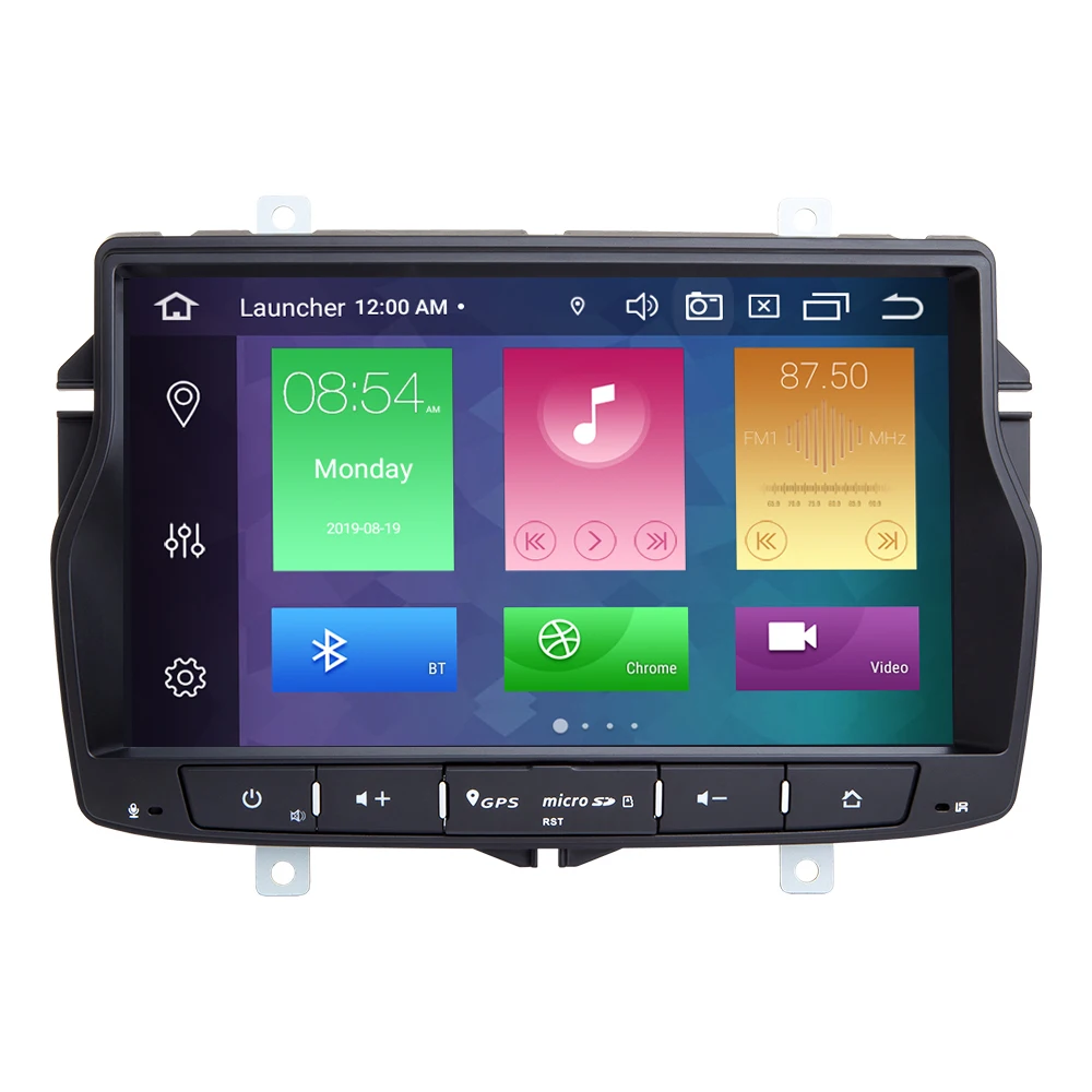 IPS DSP 4G 2 Din Android 9.0 GPS Car Radio For Lada Vesta 2015-2018 Stereo Navigation Multimedia Audio PC NO dvd Player | Автомобили и