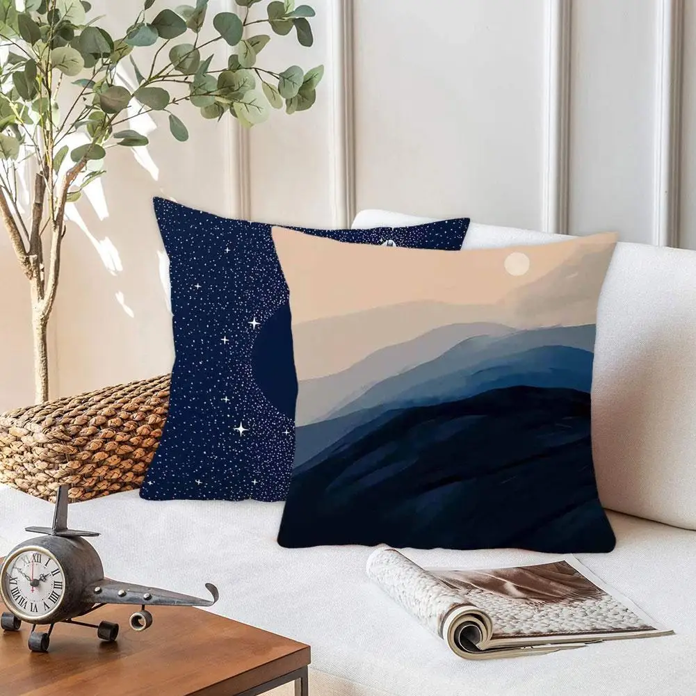 

Чехол для подушки с абстрактным принтом, 45x45 см