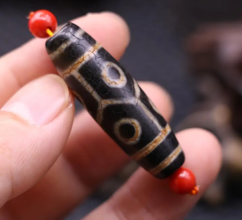 Уникальный волшебный Тибетский Старый Агат Дракон кожа Тотем 4 глаза черепахи