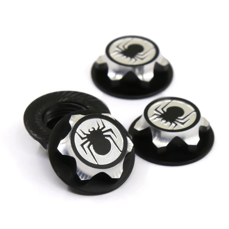 

4Pcs Aluminium Wheel Hub Cover 17mm HEX Nut for RC 1:8 Model Car Wheel Cover