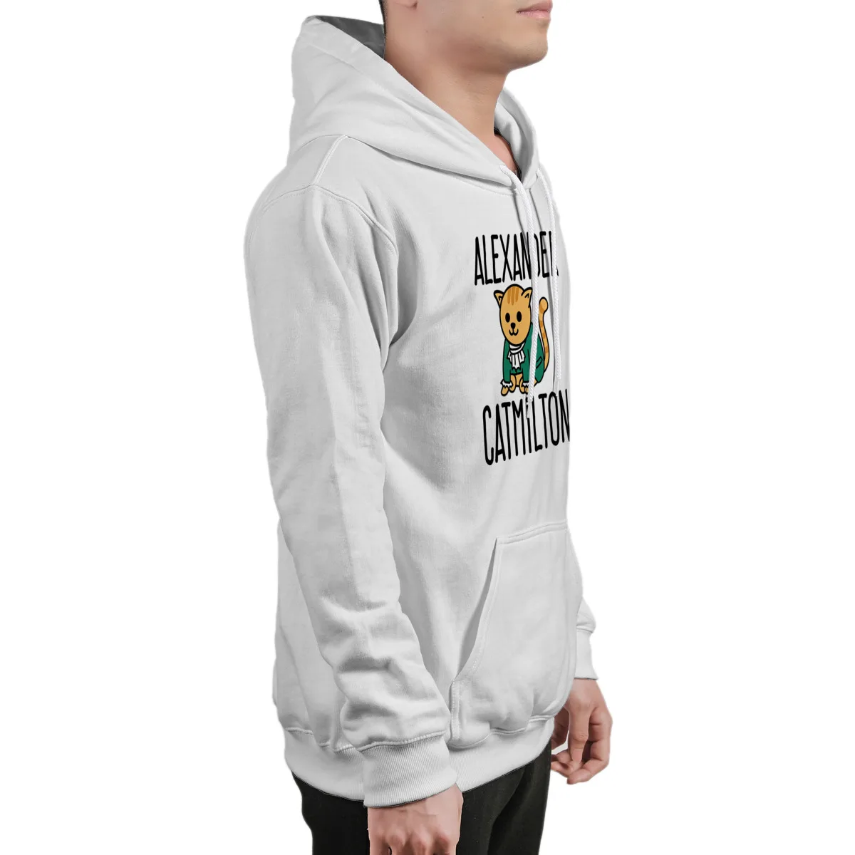 

Men's Hoodie Cat Alexander CatmiltonEssentials Fashion Punk Kawaii Top quality Sweat Homme 37096