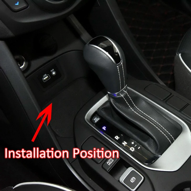 Автомобильное беспроводное зарядное устройство 15 Вт Быстрая зарядка Панель