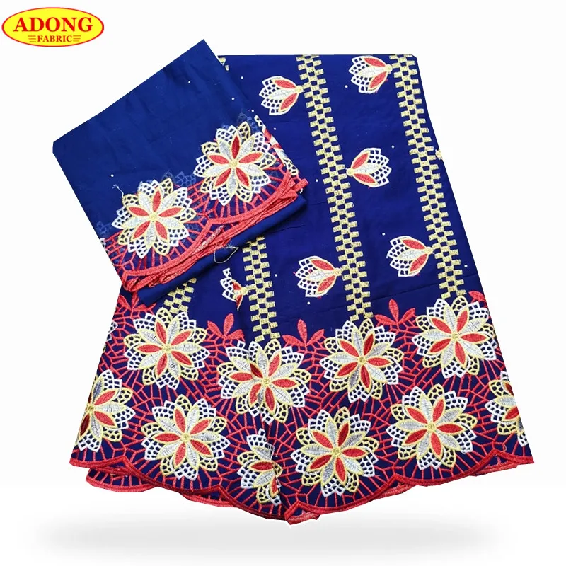 Новейшая африканская хлопчатобумажная кружевная ткань швейцарская вуаль