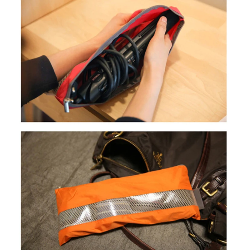 Модная дорожная косметичка органайзер женская на молнии маленькая