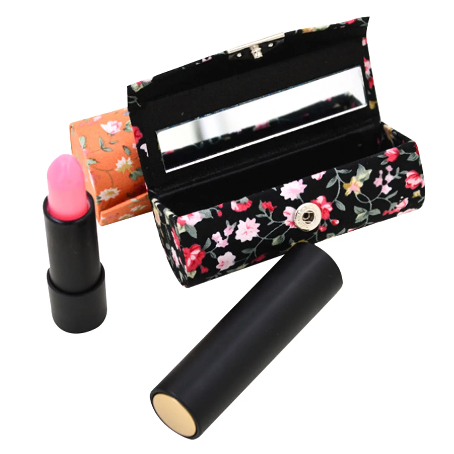 3 шт. Женский чехол органайзер для помады с зеркалом|Наборы инструментов макияжа|