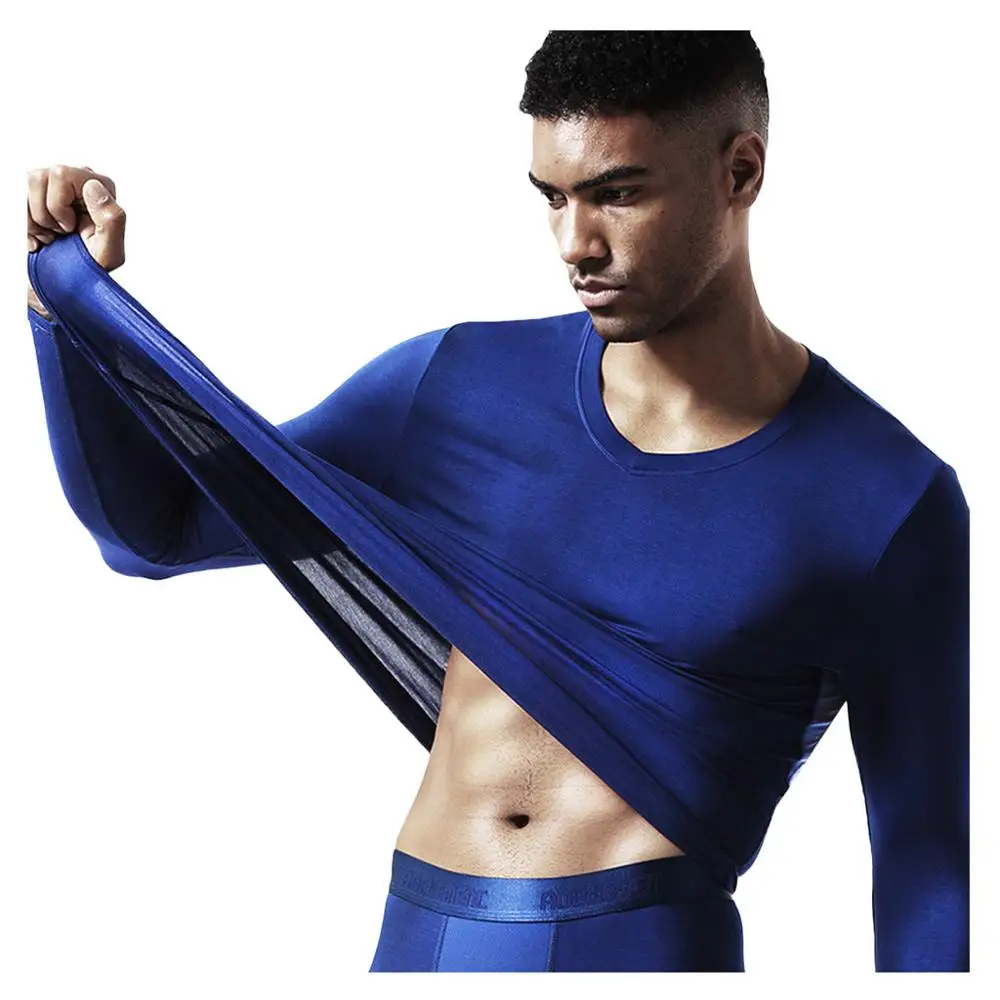 Мужское эластичное тонкое дышащее термобелье сетчатая толстовка топ блузка