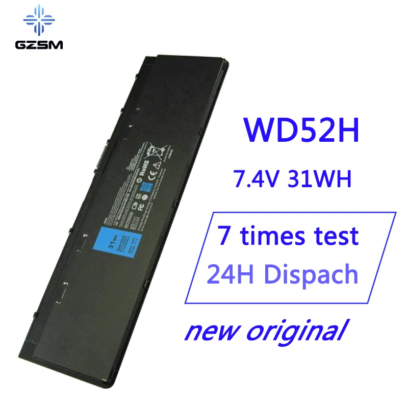 7.4V 31WH WD52H Новый Оригинальный Аккумулятор для ноутбука аккумулятор Dell GVD76 HJ8KP NCVF0