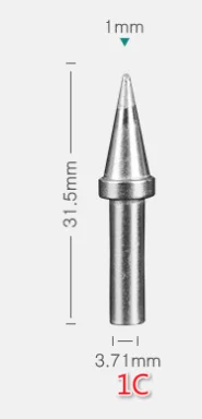

HANDIF wholesale 200-1C lead-free soldering iron head 203H/204H soldering station special soldering iron tip welding head