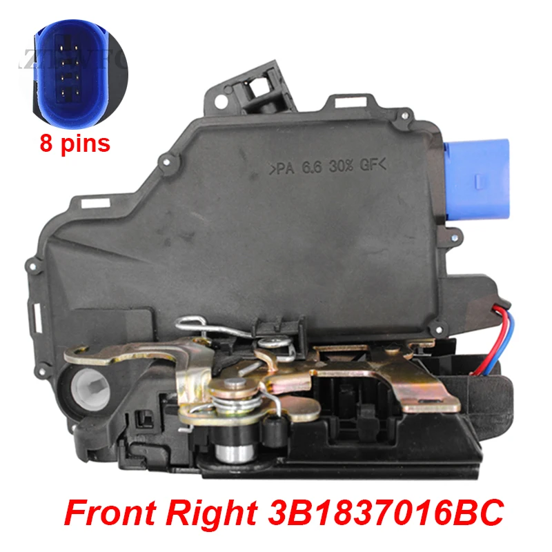 Привод замка переднего левого и правого для VW T5 POLO SKODA FABIA ROOMSTER 3B1837015AQ & 3B1837016BC 2