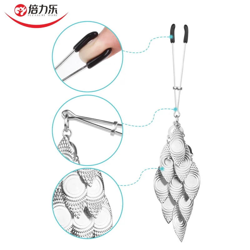1 пара Нержавеющая сталь зажим для сосков Секс игрушки ниппель зажимы взрослых