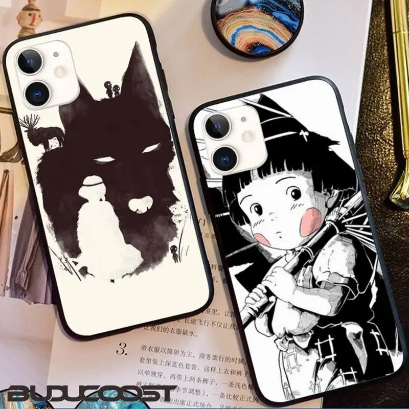 

Anime Black And White Red Customer Phone Case For Iphone 11 Pro 11 Pro Max X XR XS MAX 7 8 Plus 6s Plus 5s 2020 Se Cover