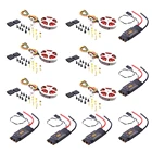 Высокое качество 6 шт.лот 5010 360KV750kv высокий крутящий момент бесщеточный двигатели + 6 шт. бесщеточный 30A ESC OPTO 2-6S для многомоторный двигатель ZD550 ZD850