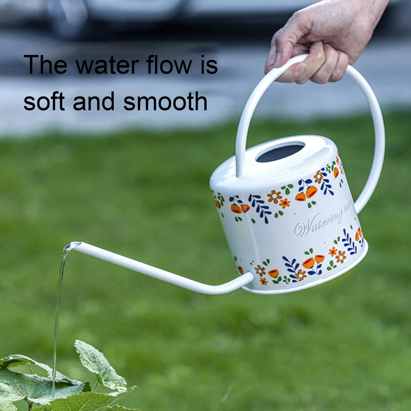 

Watering Device Flask Bottles 1.3l Gardening Colored Plants Flower Long Mouthed Watering Pot Practical Garden Tool