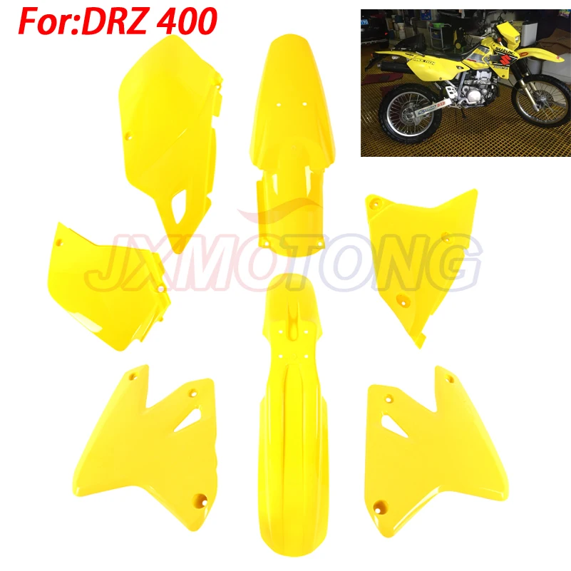 

Motorcycle Fairing Set Body Kits Plastic Fender Mudguard For Suzuki DRZ400 DRZ 400 DR400Z