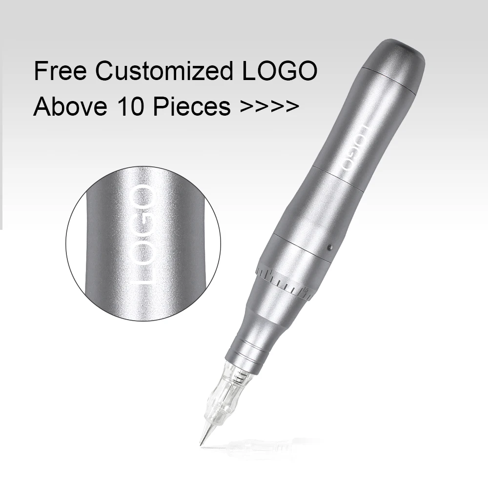 Профессиональный набор для тату Вращающаяся ручка бровей губ микроблейдинг пму