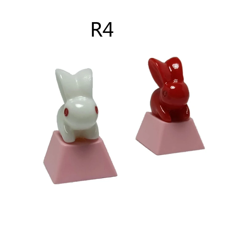 

1 шт. прочные оригинальные колпачки для клавиш PBT OEM профиль R4 милый кролик Замена для механической клавиатуры милый колпачок для клавиш