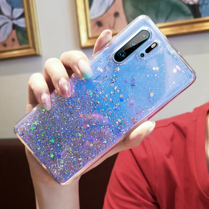 YOACHEY Хрустальные Блестки Блестящий чехол для телефона huawei P30 Lite P20 Pro Bling