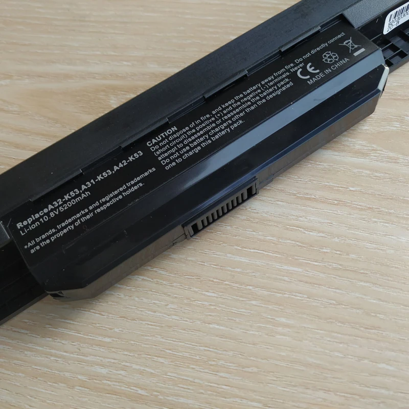 6 cells laptop battery A32 K53 A42-K53 for Asus x53s A43 A53s K43 k53s k53U X43 A43B A53B K53B X43B Series 10.8V 4400MAH | Компьютеры и