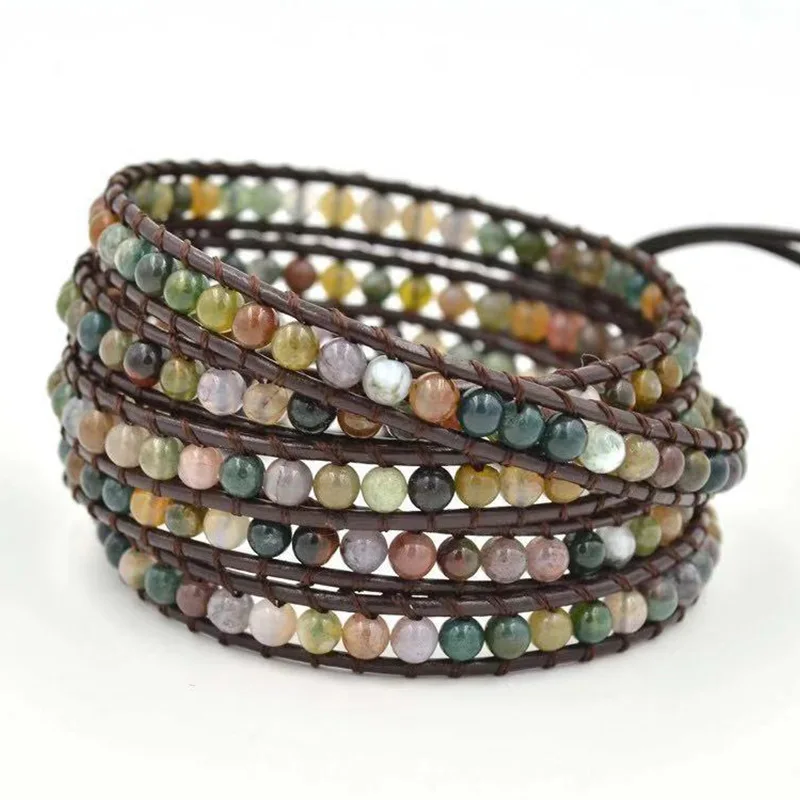 

2021 New Hot Selling Wild Woven Adjustable Men's Fashion Creative Handmade Multi-layer Beaded Ladies Bracelet