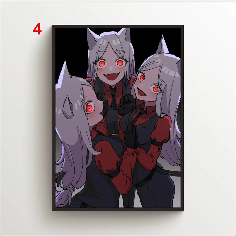 Плакаты из аниме Картина на холсте с изображением модея и малины настенное