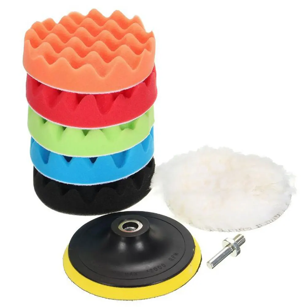 

Polished Sponge Kit Sponge Kit Wheel Universal Sponge Kit Brush Polish Drill Wool 5-Inch Multicolor Durable