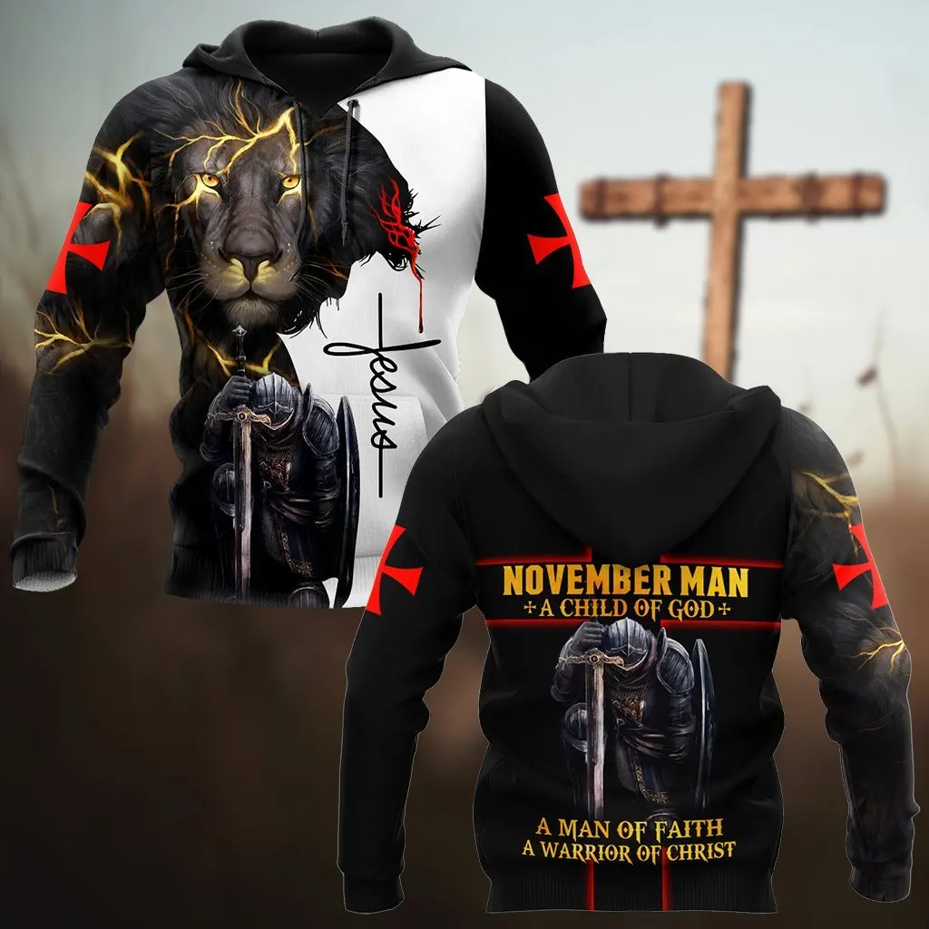 

Knight Templar Jesus Costume Armor Pullover NewFashion Harajuku Streetwear 3DPrint Unisex Zipper/Hoodies/Sweatshirt/Jacket