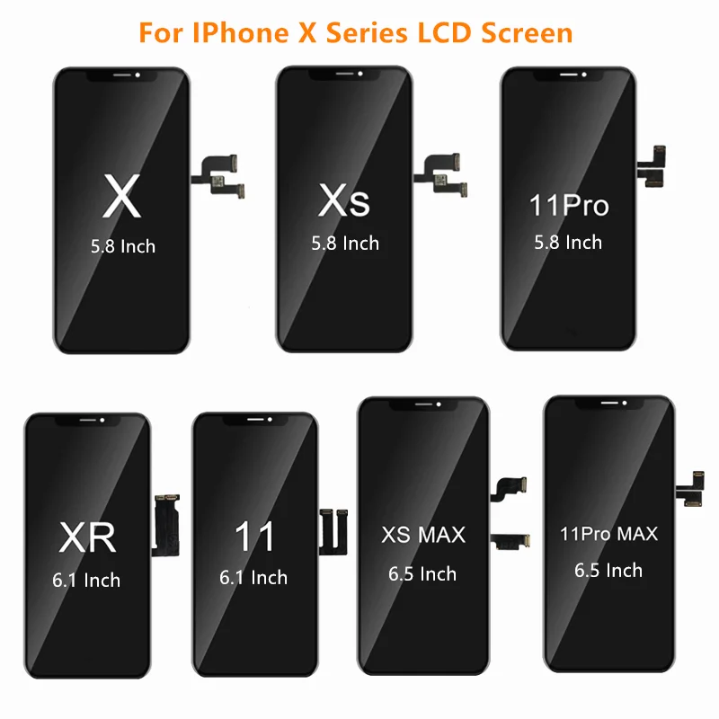 

100% Tested OLED LCD For iPhone X XR XS Max Display Wholesale Price Display For iPhone 11 X Xs Screen 100% Test Good 3D Touch