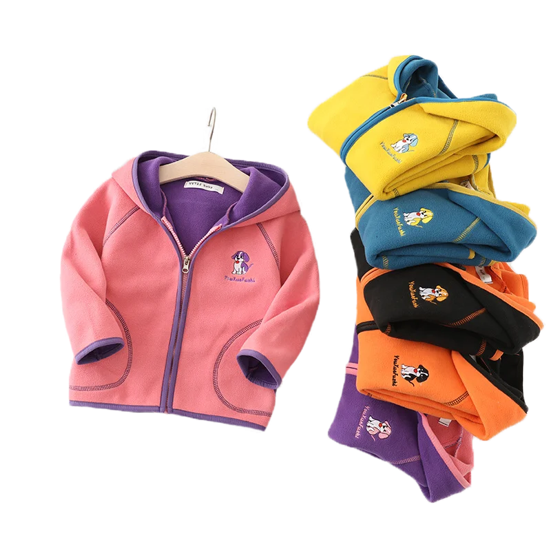 Куртка с рисунком для мальчиков Новая весенняя одежда маленьких девочек Детская