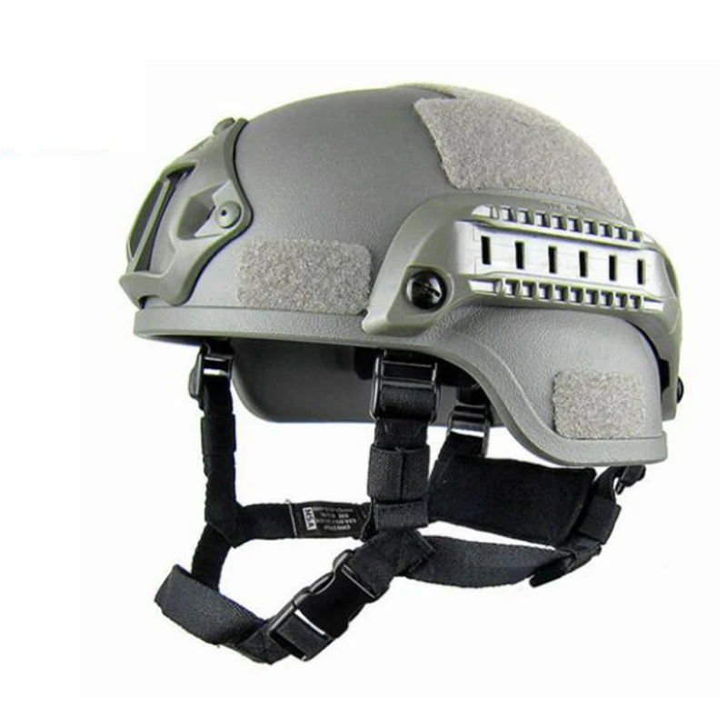 Тактический шлем MICH2000 для езды CS направляющий улицы черный один размер | Спорт и