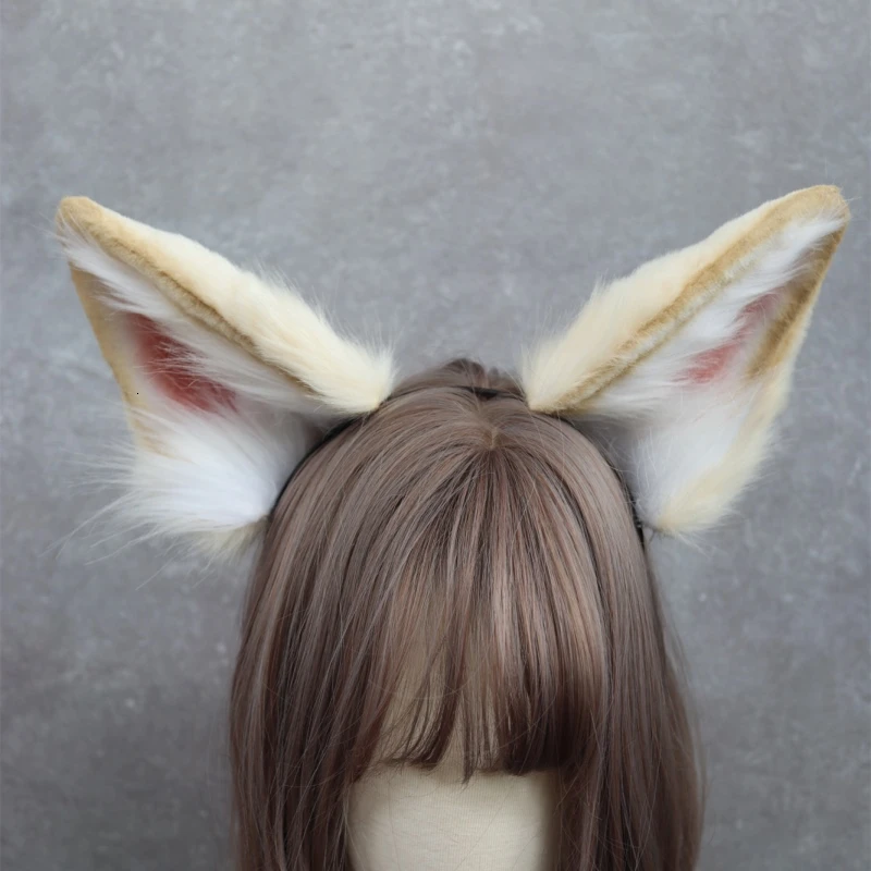 Женский ободок для волос Snow Big wolf Fox Ear аксессуар на Хэллоуин |