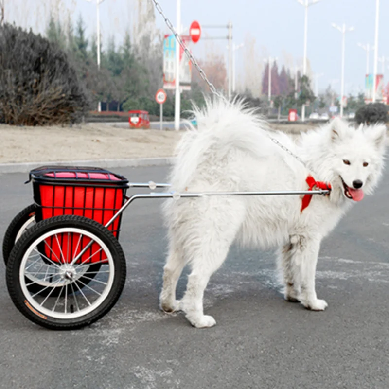 Трейлер для собак ALWAYSME тележка с колесами подходит груди велосипедная