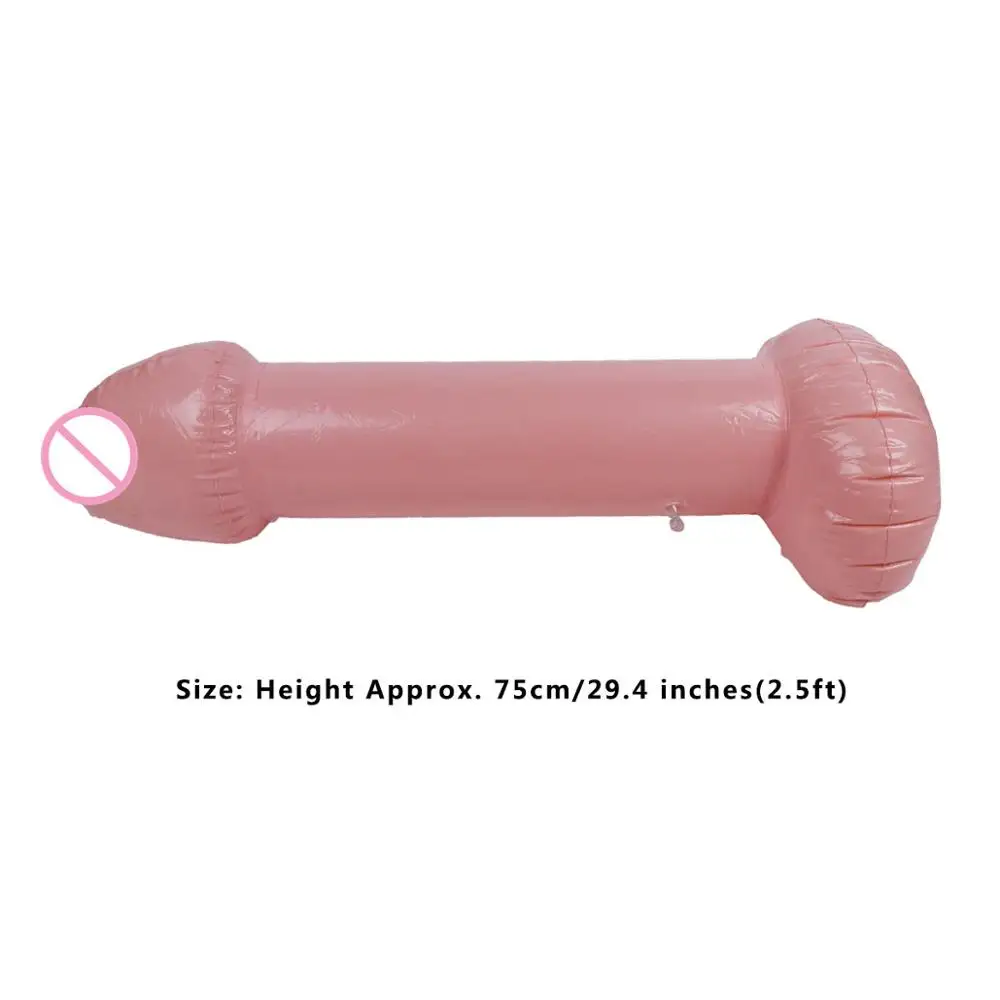 Novelty Inflatable Blow Up Smile Face Penis Balloon Fun Hen Party Supplies Adult Fancy Joke Toy for Bachelorette | Дом и сад