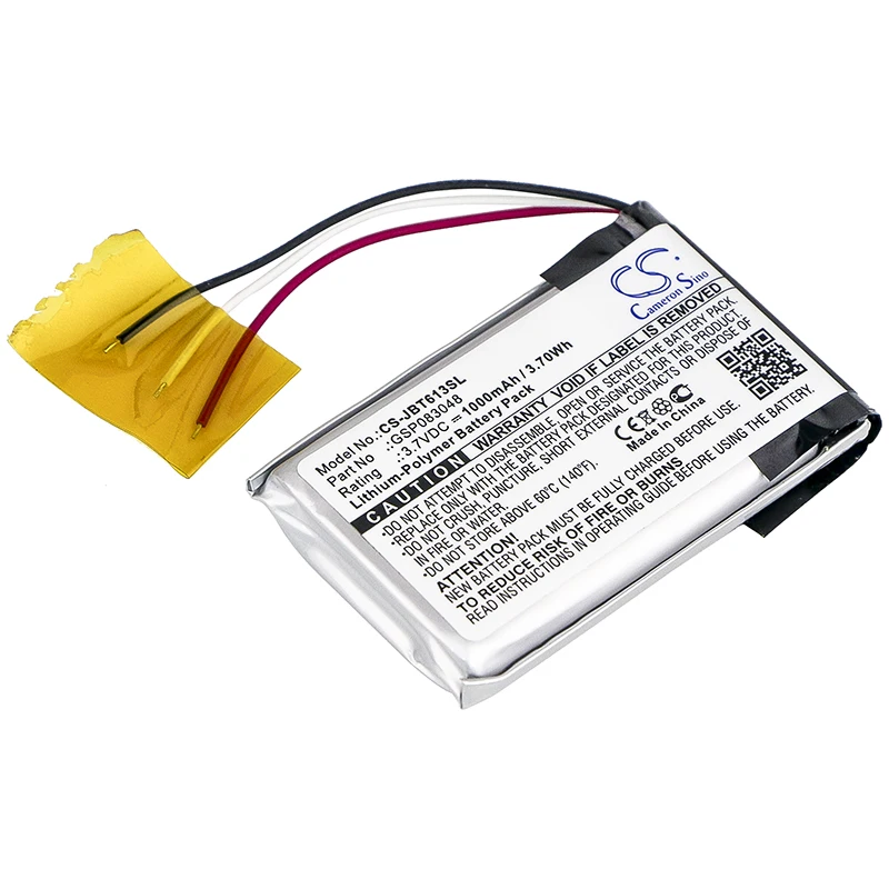 Cameron sino 1000mah аккумулятор для JBL 6132A JBLTRIP Trip GSP083048|Цифровые аккумуляторы| |