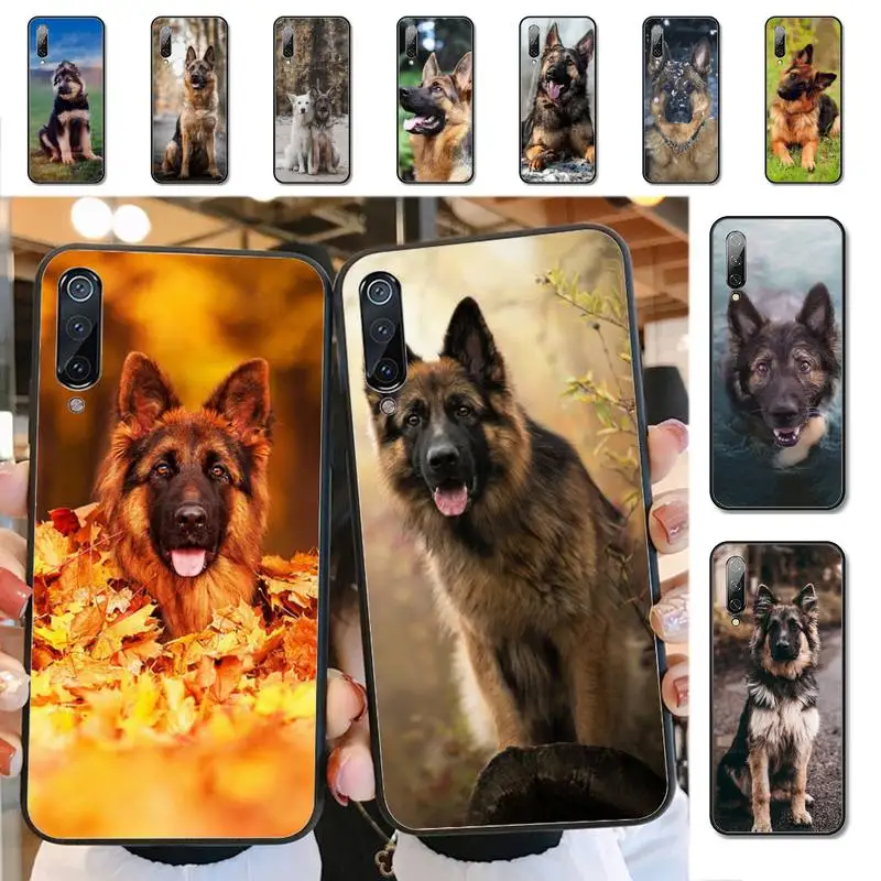 

German Shepherd Dog Phone Case for Xiaomi mi 5 6 8 9 10 lite pro SE Mix 2s 3 F1 Max2 3