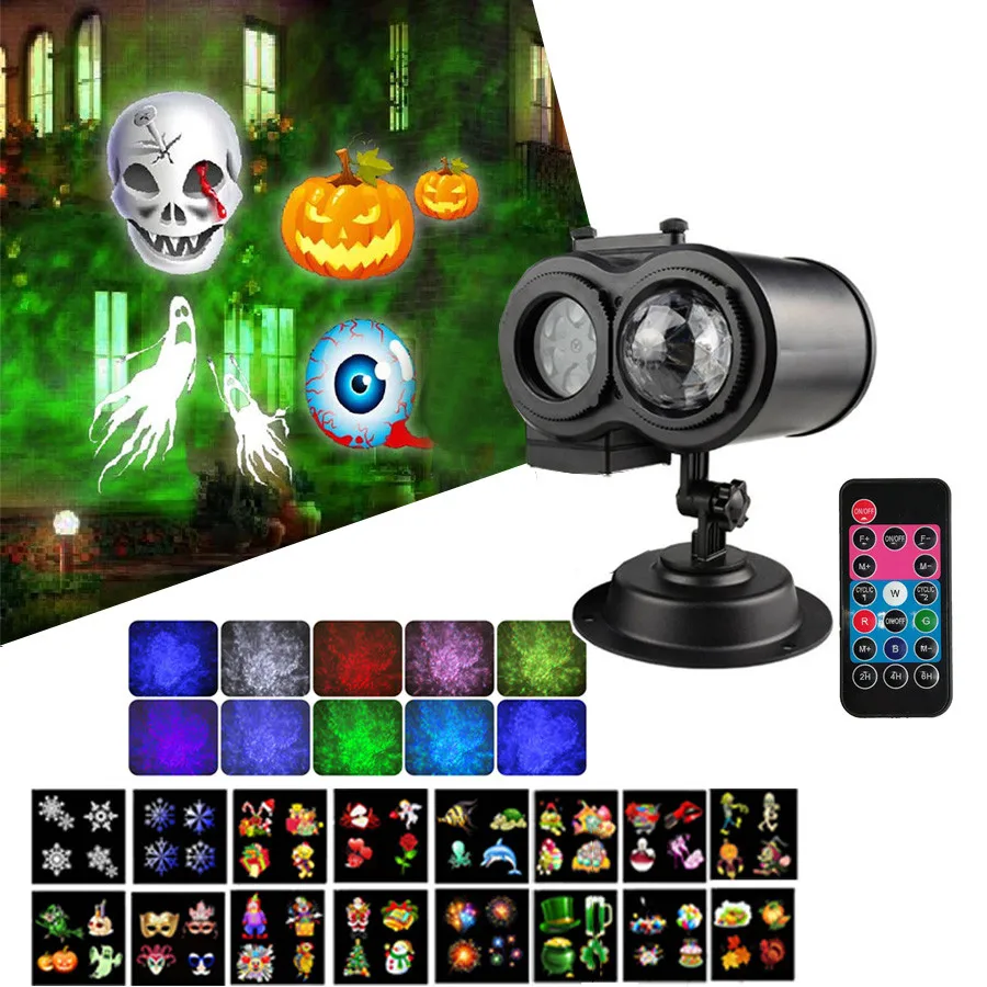 BEIAIDI Открытый 16 узоров Рождественский проектор лампа и водонепроницаемый волна