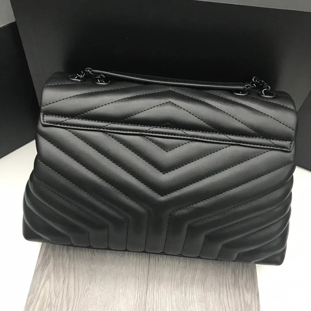 

2021 luxury brand handbags fashion simple square bag quality real leather women's famous designer handbags chain messenger bag