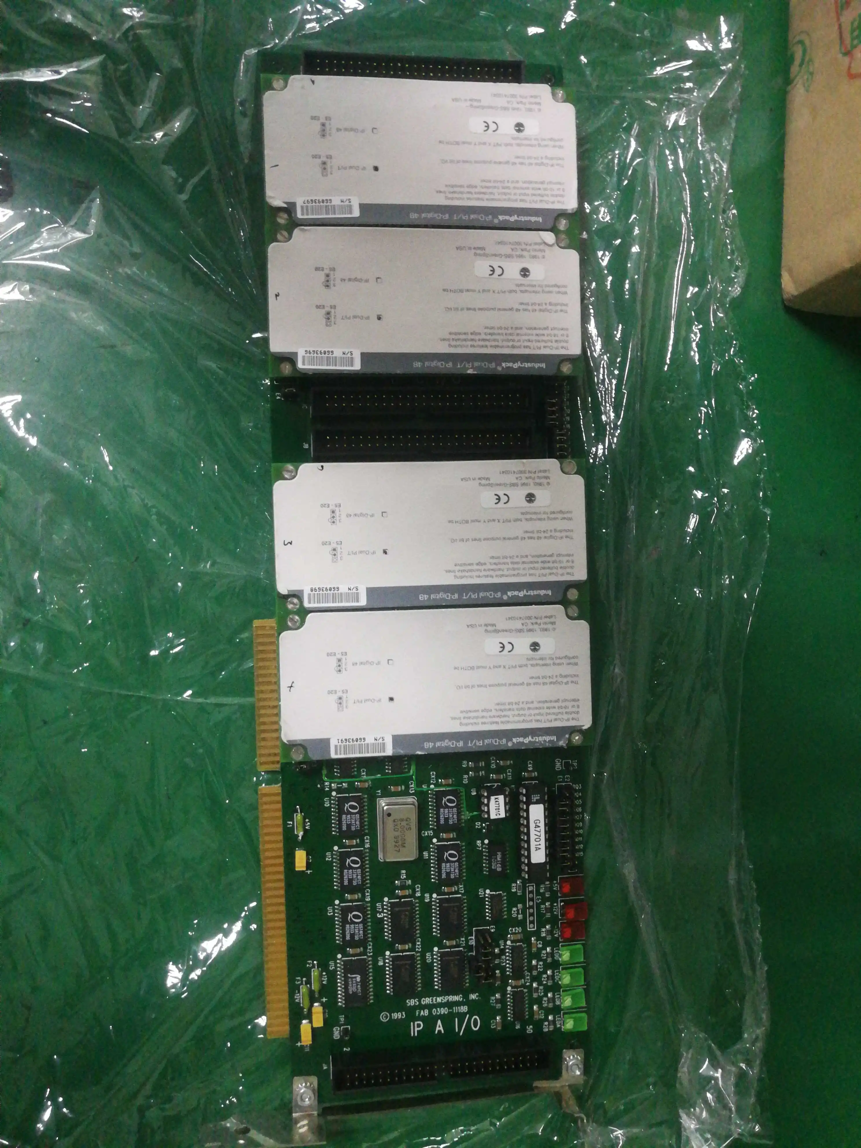 Günstig Industrielle Ausrüstung Bord SBS GREENSPRING FAB0390-1118B 4 * IP-Dual PI/T IP-Digital 48