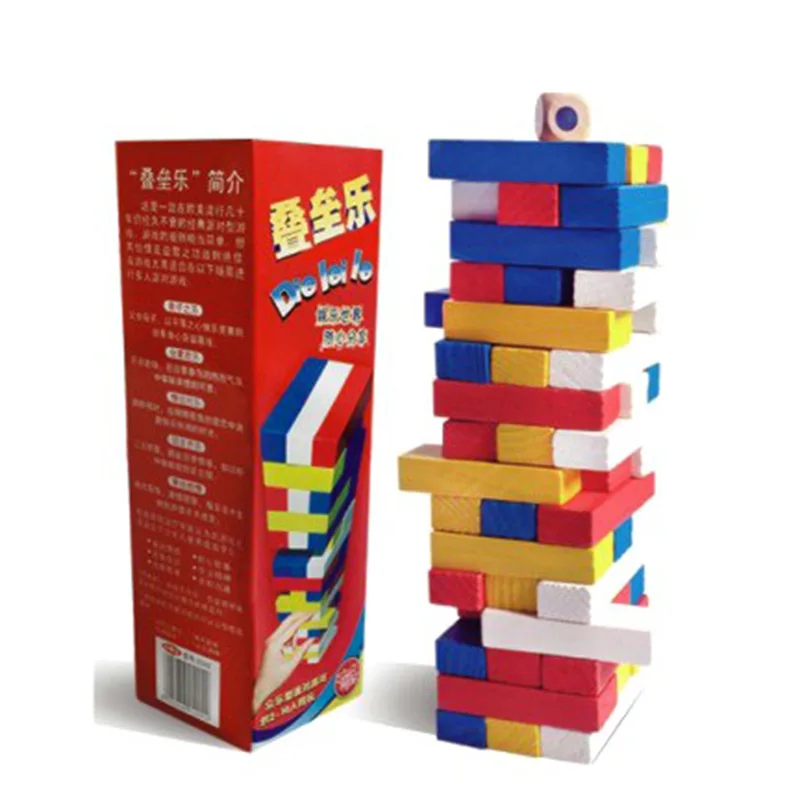 Новый 48 шт. блоков баланса настольная игра 2 6 игроков семья вечерние лучший