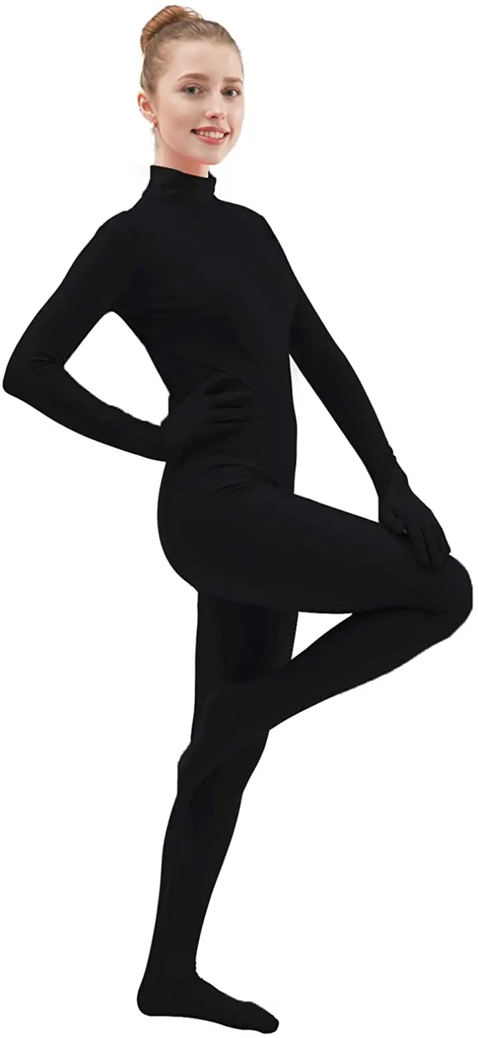 LinvMe женский сексуальный цельный костюм из спандекса и кожи комбинезон унисекс