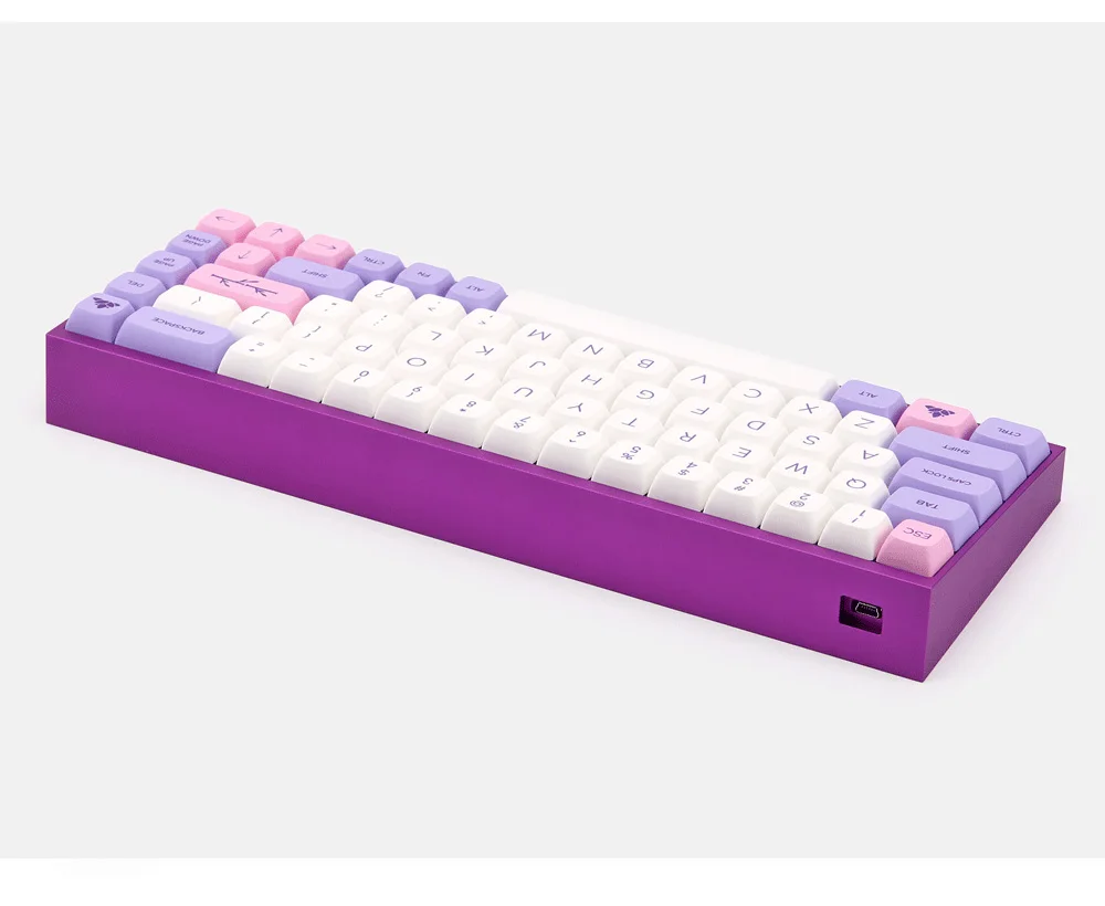 TOFU65 65% Aluminum case for custom mechanical keyboard fit TADA68 DZ65pcb