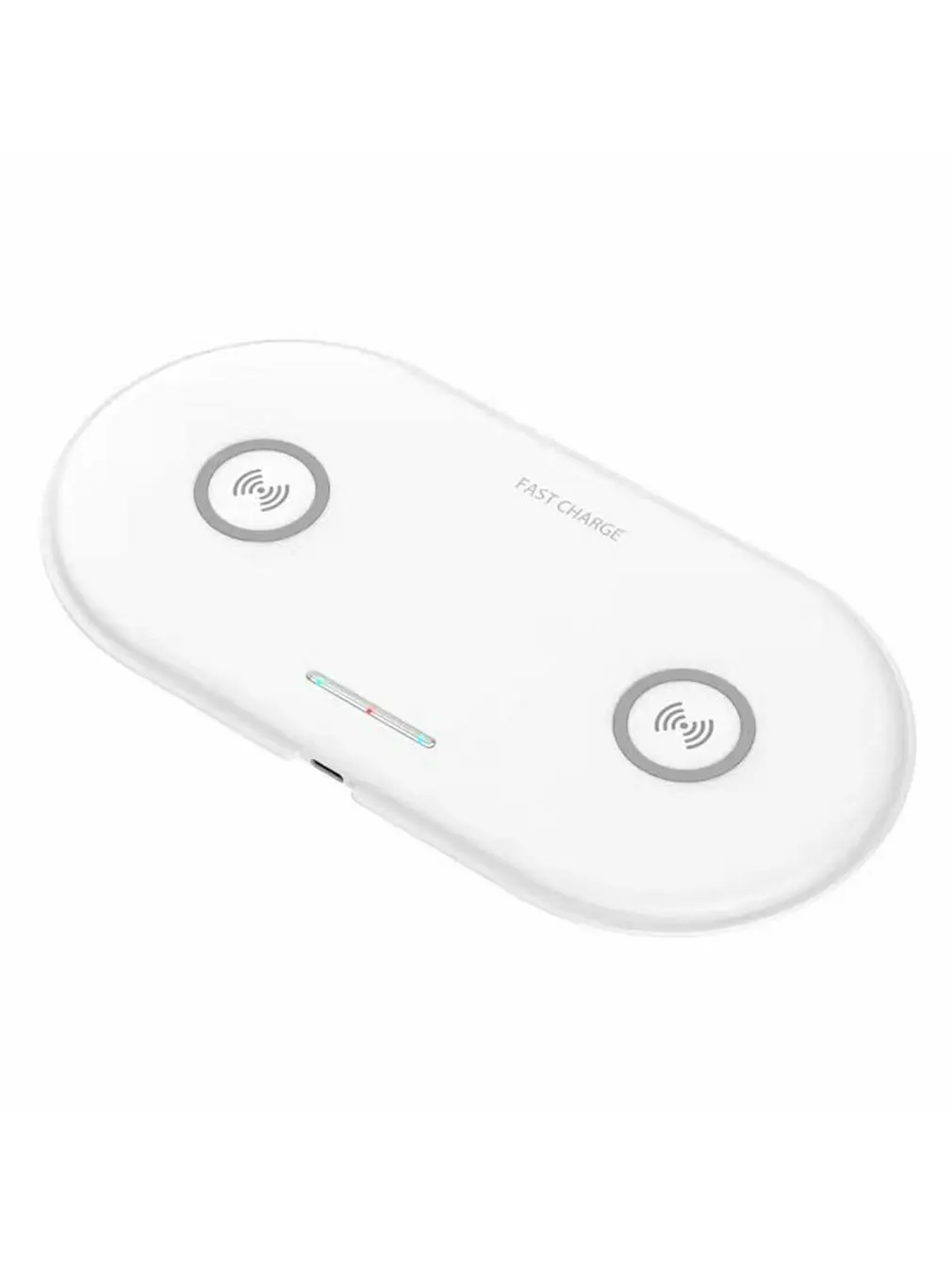 

2 in 1 30W Dual Seat Qi Wireless Charger for Samsung S20 S10 Double Fast Charging Pad for IPhone 12 11 Pro XS X 8 Airpods Pro