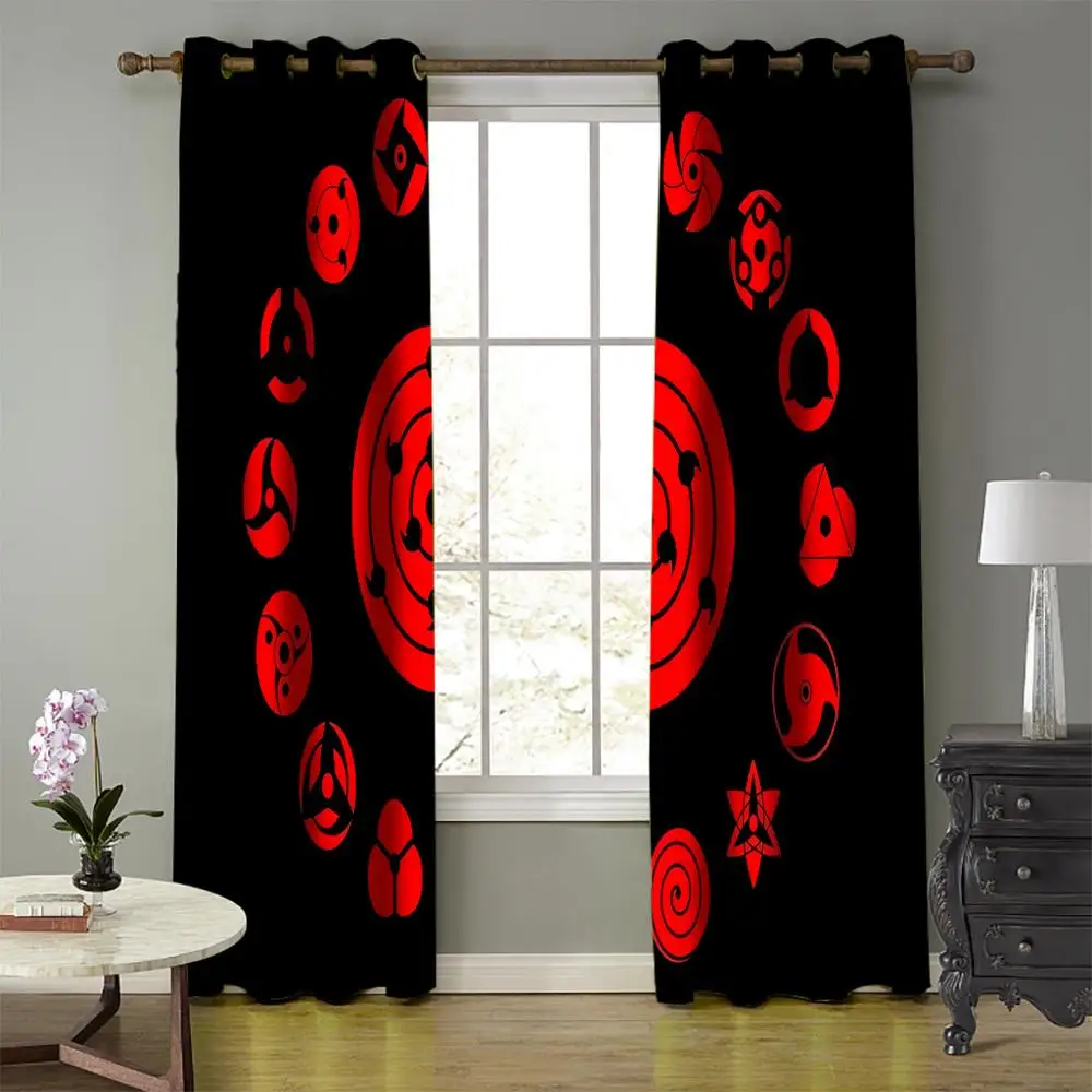 2 панели занавески в стиле ниндзя термоизолированные светонепроницасветильник