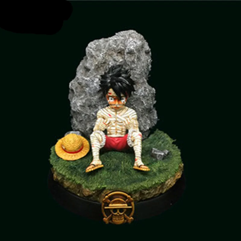 8 &quotONE PIECE повязка на грудь Monkey D. Статуя Луффи соломенная шляпа Пираты Полный